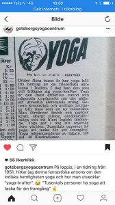 yogaannonsetidning 1951